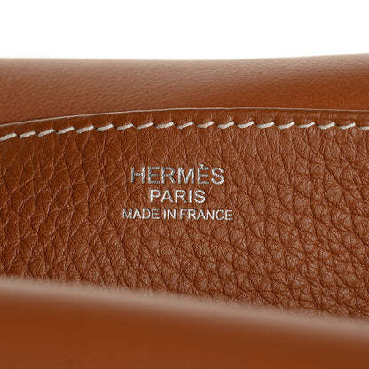 Hermes Taurillon Clemence Halzan 31 Gold 9 of 16