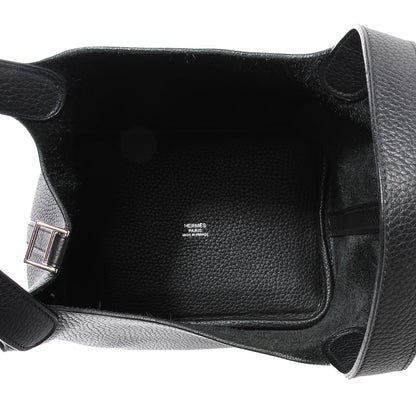 Hermes Taurillon Clemence Picotin PM Black 7 of 17