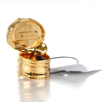 Saint Laurent Arty Ovale Ring 7 Golden 3 of 4