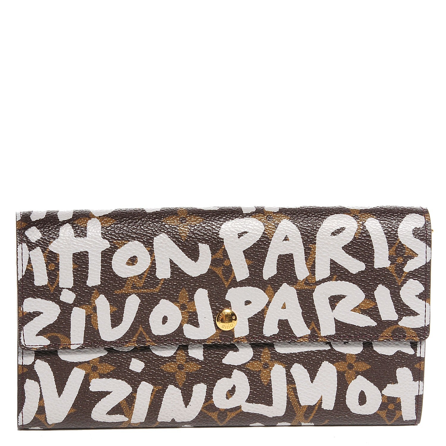 Louis Vuitton Monogram Graffiti Porte-Monnaie Wallet Silver 1 of 8