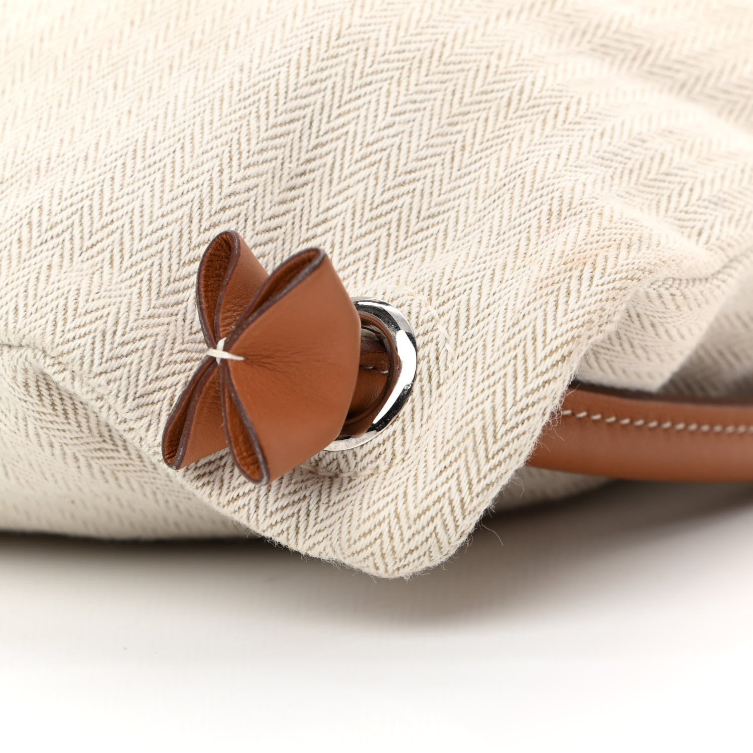 Hermes Toile Swift Maline Bag Gold Craie 16 of 23