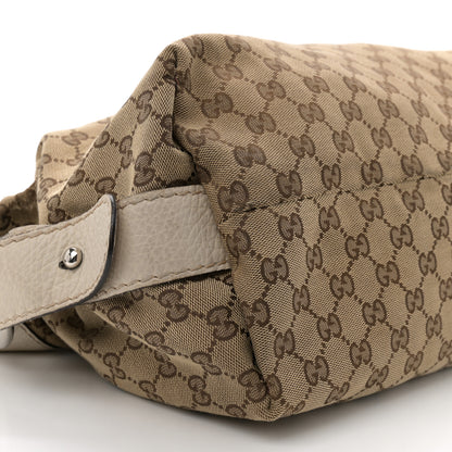 Gucci Monogram Bamboo Bar Tassel Shoulder Bag White 9 of 16