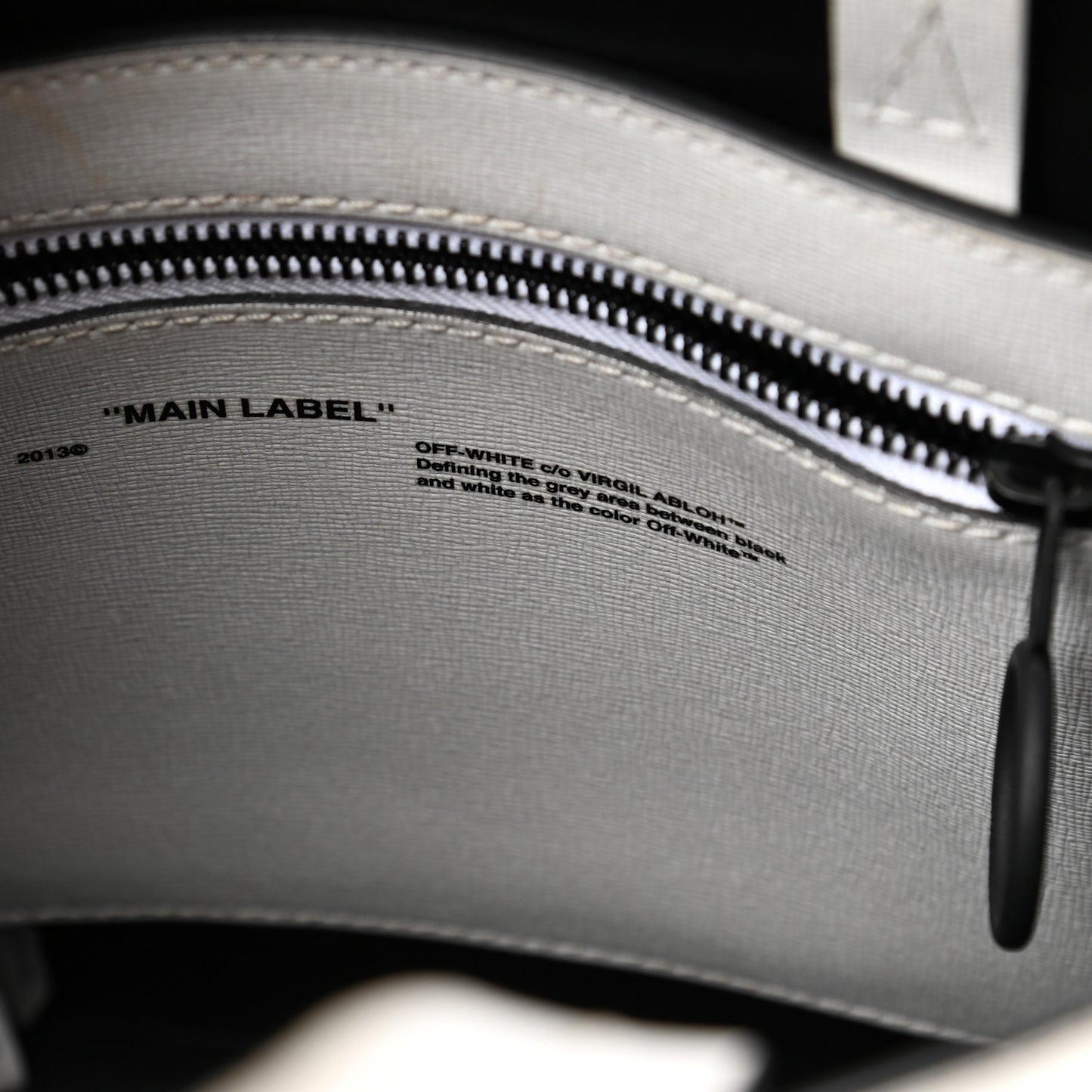 Calfskin Sculpture Tote Bag White