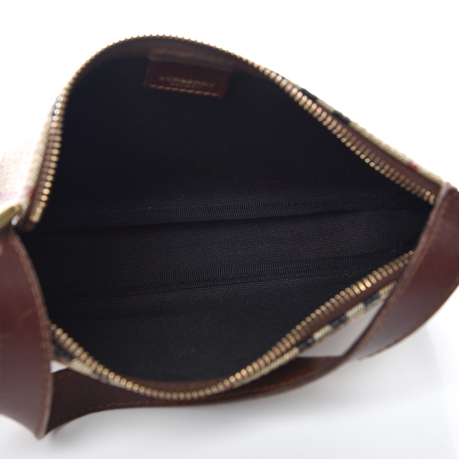 Burberry Haymarket Check Pochette Chocolate 5 of 11