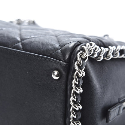 Chanel Calfskin Chain Around Bowler Black 10 of 16