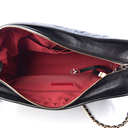 Chanel Aged Calfskin Quilted Medium Gabrielle Hobo Black 5 of 11