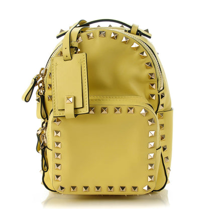 Valentino Garavani Calfskin Mini Rockstud Backpack Light Yellow 1 of 7