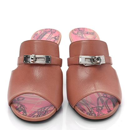 Hermes Goatskin Cute Sandals 37 3 of 9