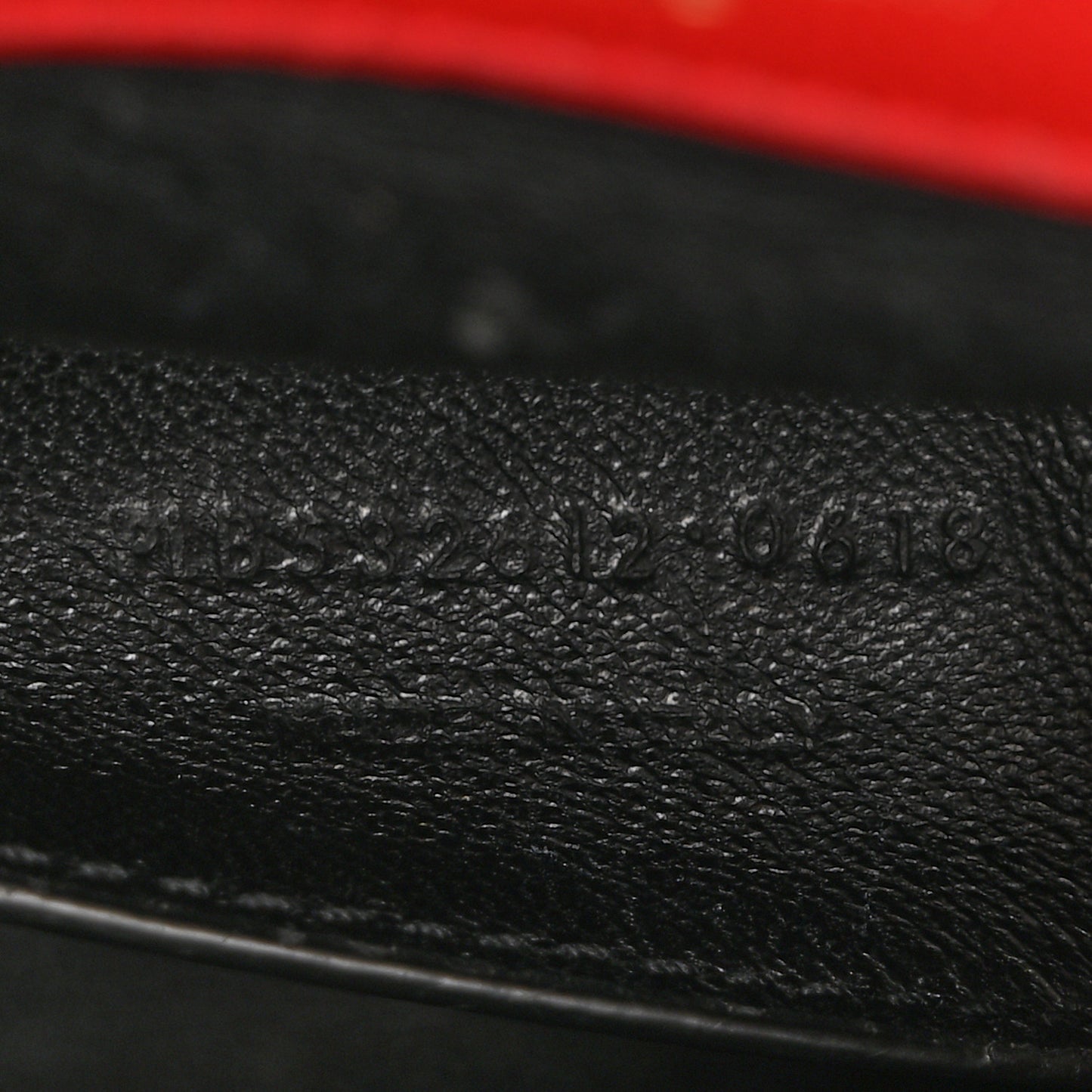 Lambskin Matelasse Monogram Medium Vicky Chain Bag Rouge Eros