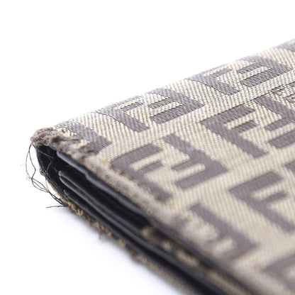 Fendi Zucchino Continental Wallet Brown 10 of 11
