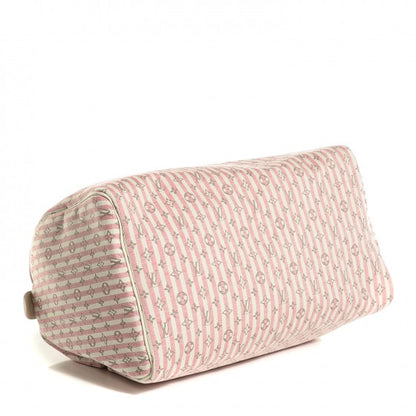 Louis Vuitton Mini Lin Croisette Speedy 30 Rouge 3 of 13