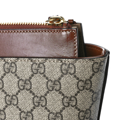 Gucci GG Supreme Monogram Medium Zippered Bucket Tote Beige Tuscany 13 of 13