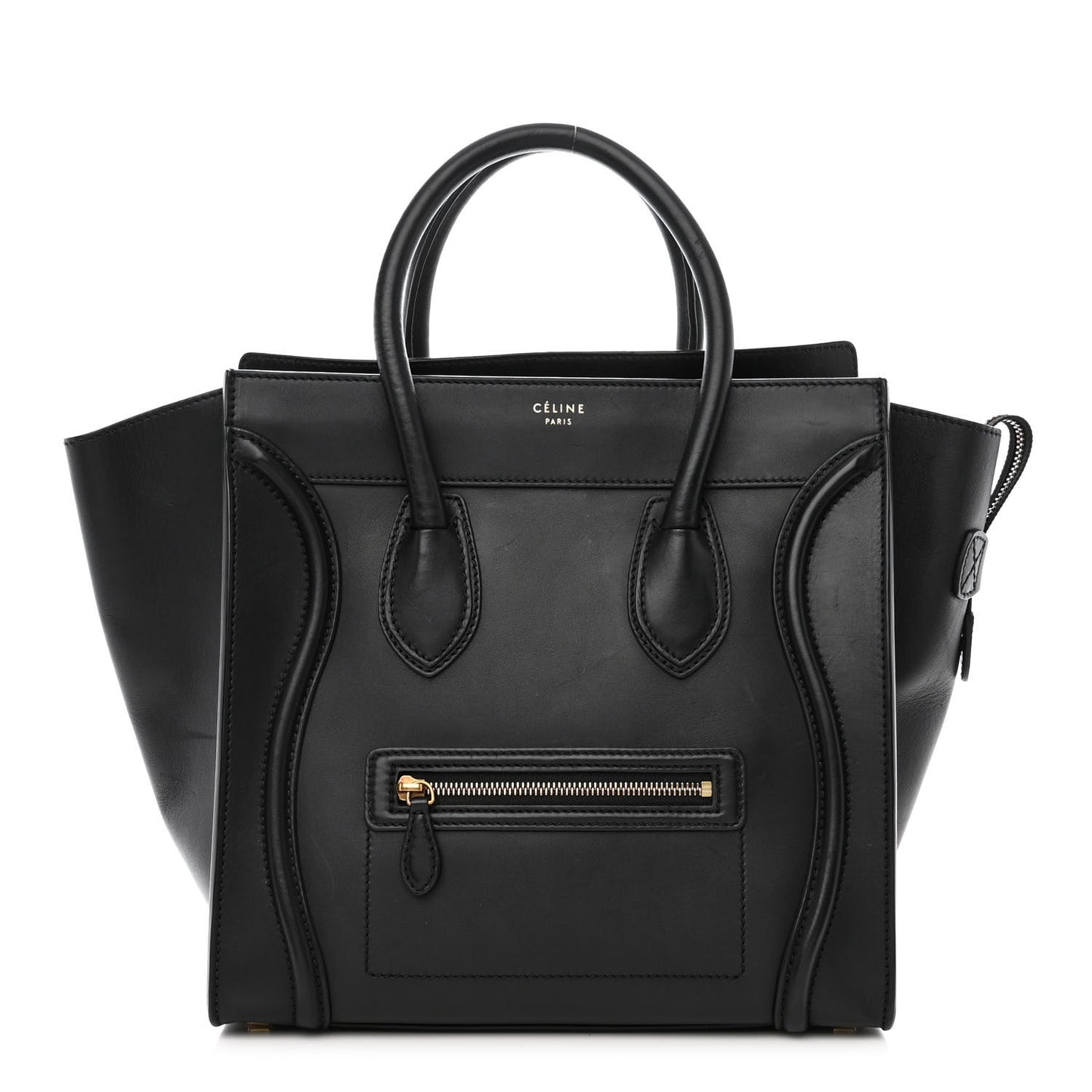 Smooth Calfskin Mini Luggage Black