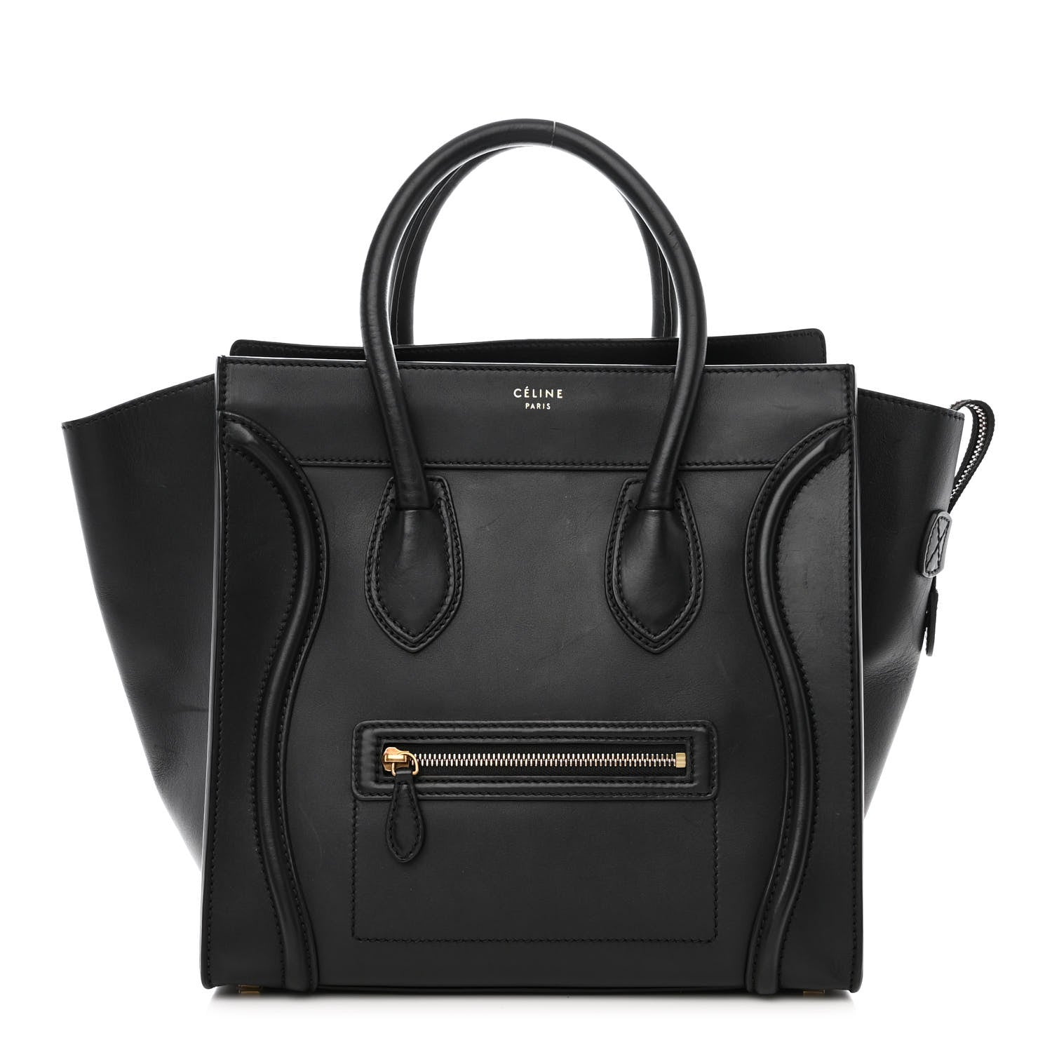 Celine Smooth Calfskin Mini Luggage Black 1 of 14