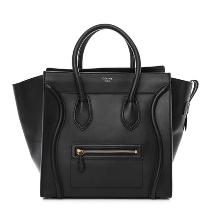 Celine Smooth Calfskin Mini Luggage Black 1 of 14