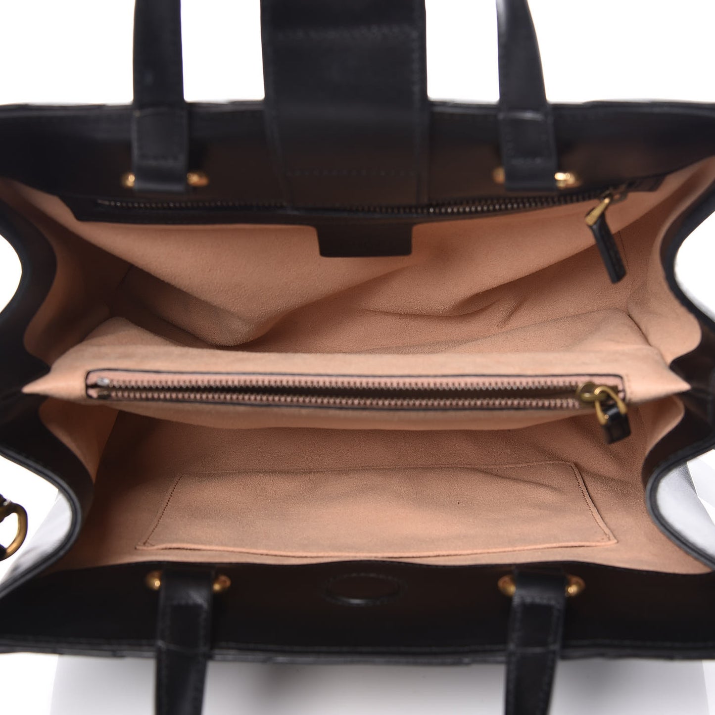 Calfskin Matelasse Small GG Marmont Tote Black