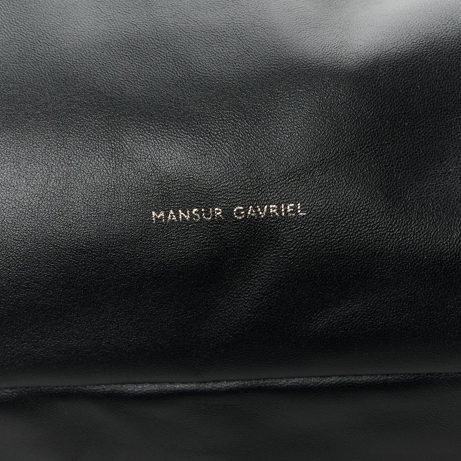 Mansur Gavriel Lambskin Cloud Clutch Black Flamma 7 of 10