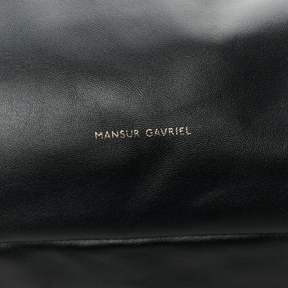 Mansur Gavriel Lambskin Cloud Clutch Black Flamma 7 of 10