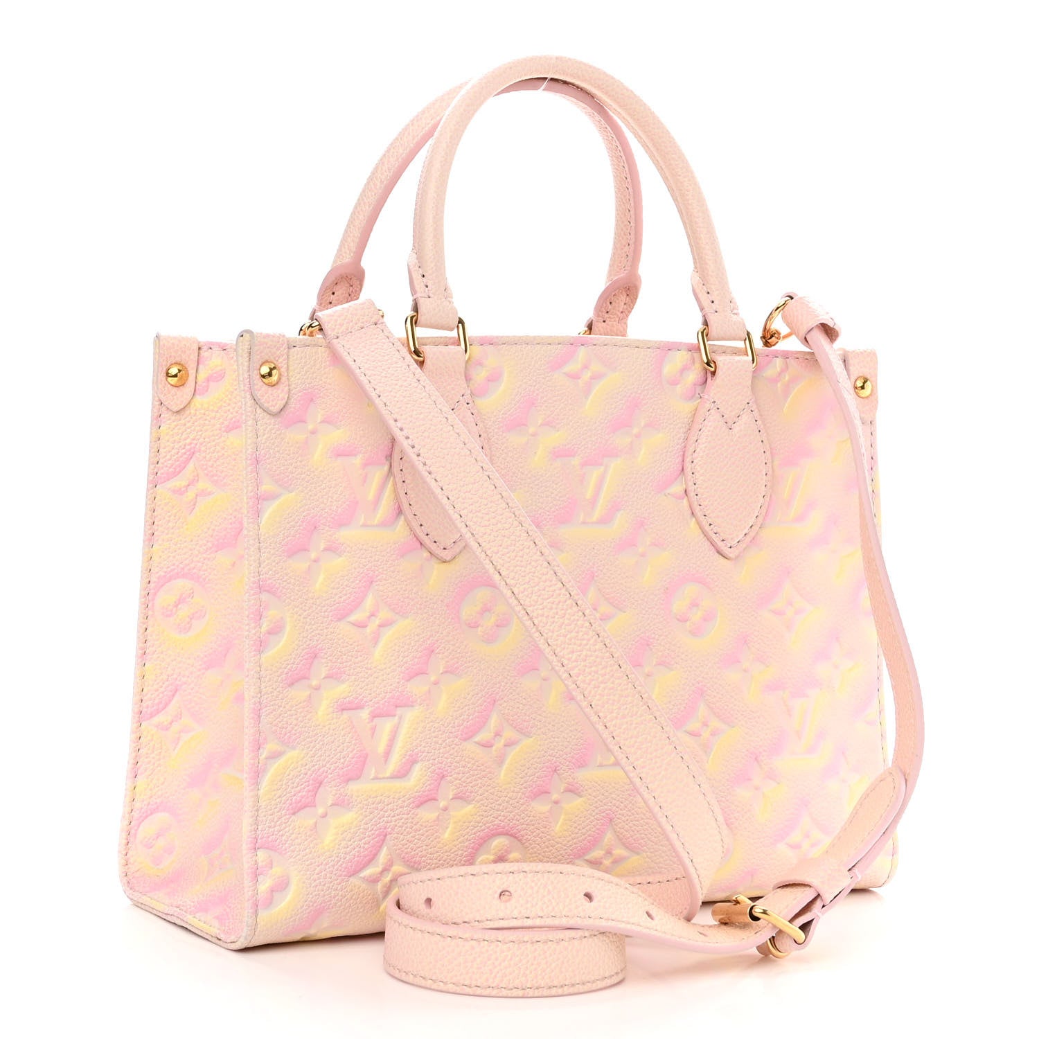 Louis Vuitton Empreinte Monogram Summer Stardust Onthego PM Pink 3 of 10