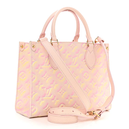 Louis Vuitton Empreinte Monogram Summer Stardust Onthego PM Pink 3 of 10