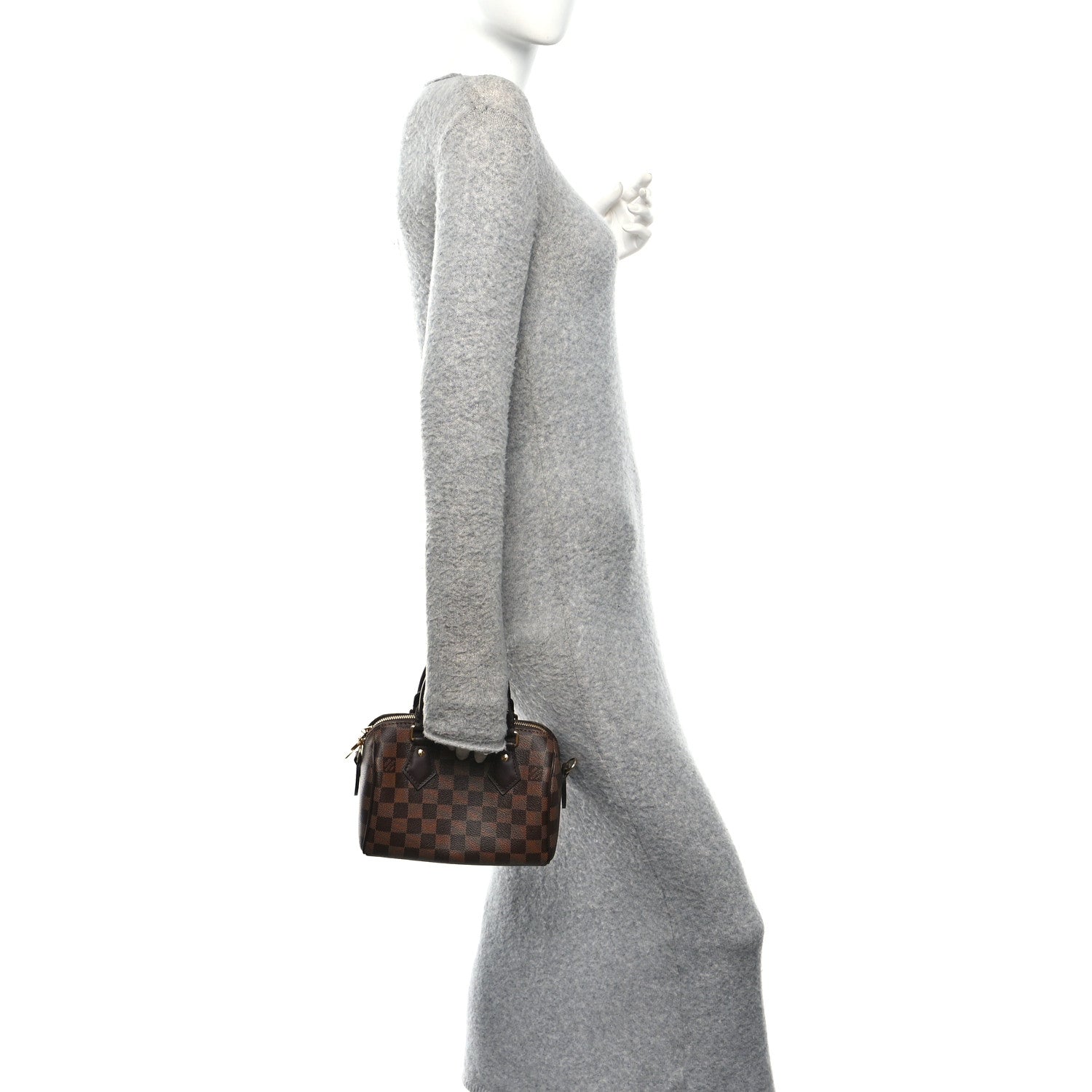 Louis Vuitton Damier Ebene Speedy Bandouliere 20 4 of 19