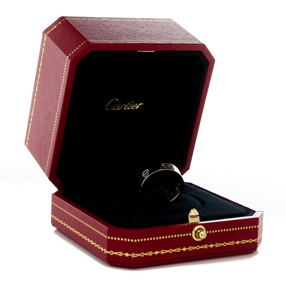 Cartier 18K White Gold 5.5mm LOVE Ring 52 6 6 of 6