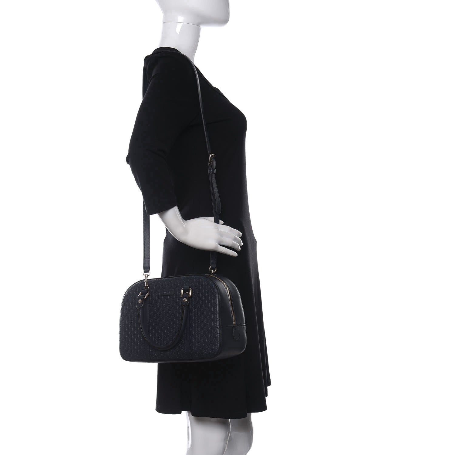 Gucci Microguccissima Medium Crossbody Bag Blue 2 of 11