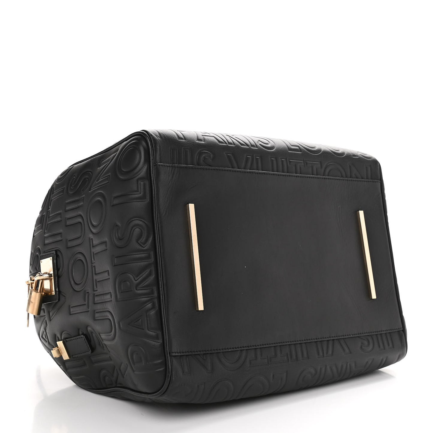 Calfskin Embossed Speedy Cube 30 Black