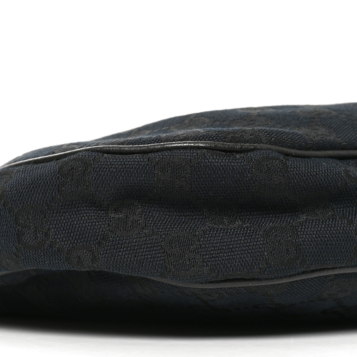 Monogram Medium Half Moon Hobo Black