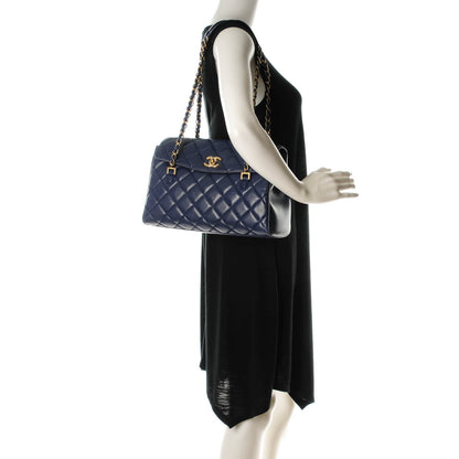 Chanel Lambskin Misia Camera Case Flap Navy Blue 6 of 13