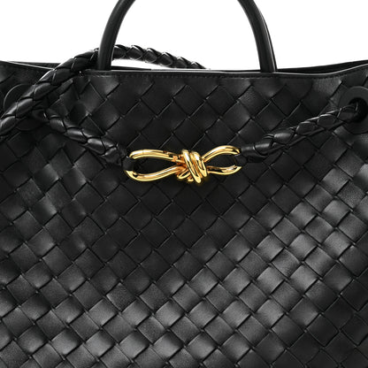 Bottega Veneta Nappa Intrecciato Medium Andiamo Shoulder Bag Black 7 of 9
