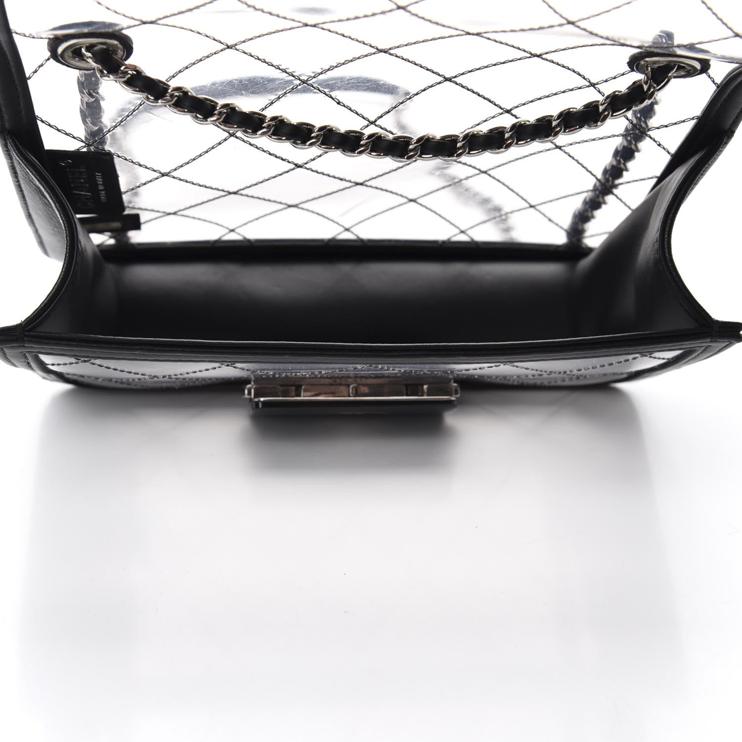 Chanel PVC Lambskin Quilted Beauty Lock Flap Black 5 of 11