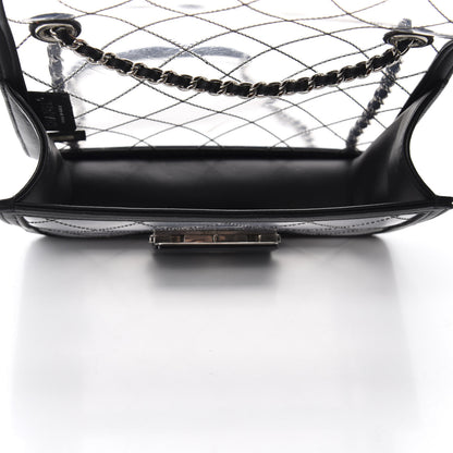 Chanel PVC Lambskin Quilted Beauty Lock Flap Black 5 of 11
