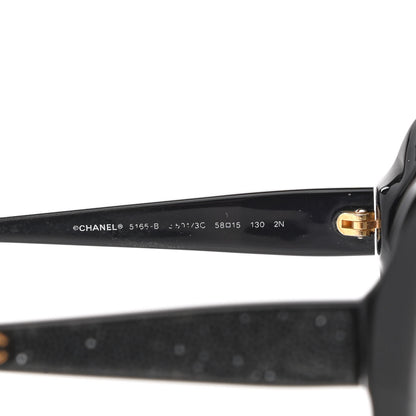 Chanel Acetate CC Sunglasses 5165-B Black 5 of 9