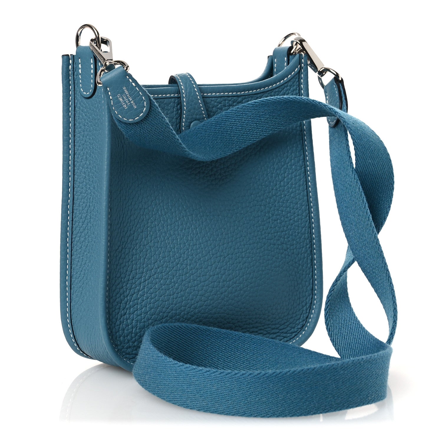 Hermes Taurillon Clemence Evelyne TPM New Blue Jean 1846720