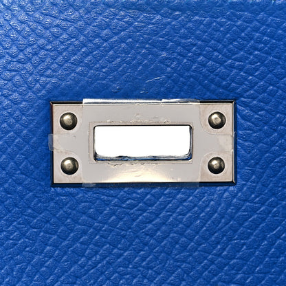 Hermes Epsom Kelly Sellier 25 Bleu Zellige 32 of 38