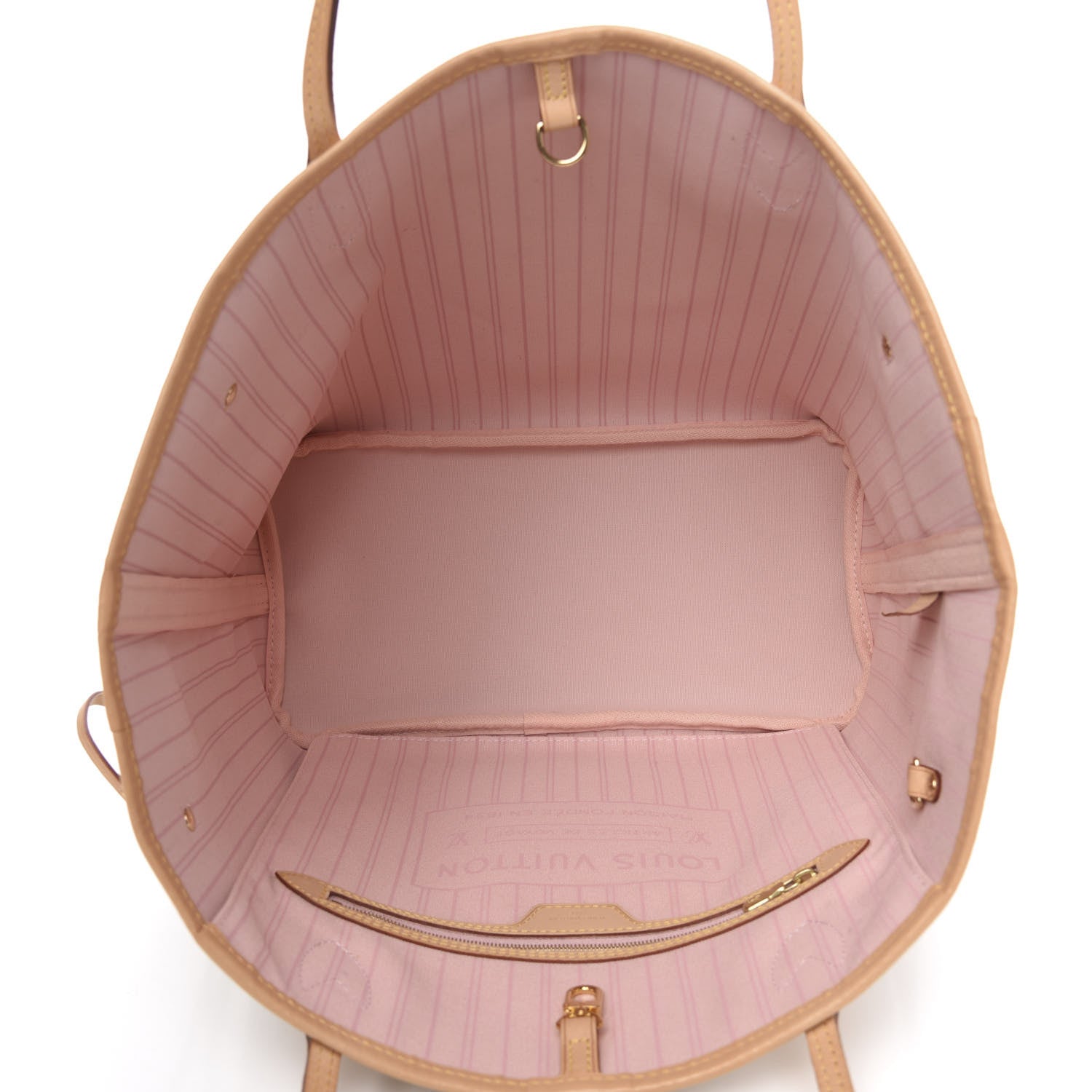 Louis Vuitton Damier Azur Neo Neverfull MM Rose Ballerine 5 of 9