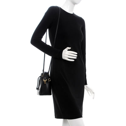 Fendi Vitello Liberty Lucido F is Fendi Mini Mon Tresor Bucket Bag Black 2 of 11