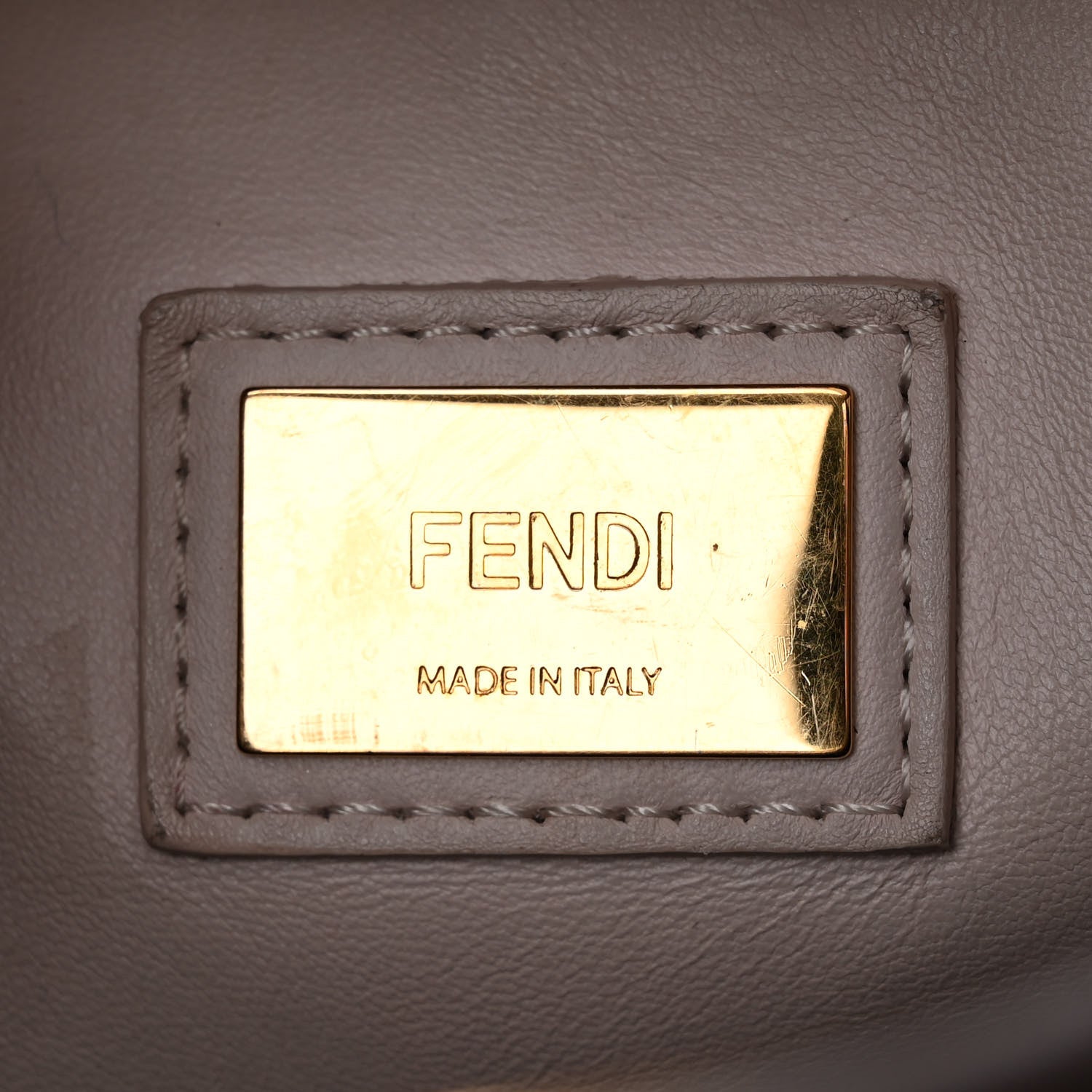 Fendi Vitello Seta Shiny Nappa Medium Peekaboo Iconic Satchel Moresco Rosa Doll 7 of 12