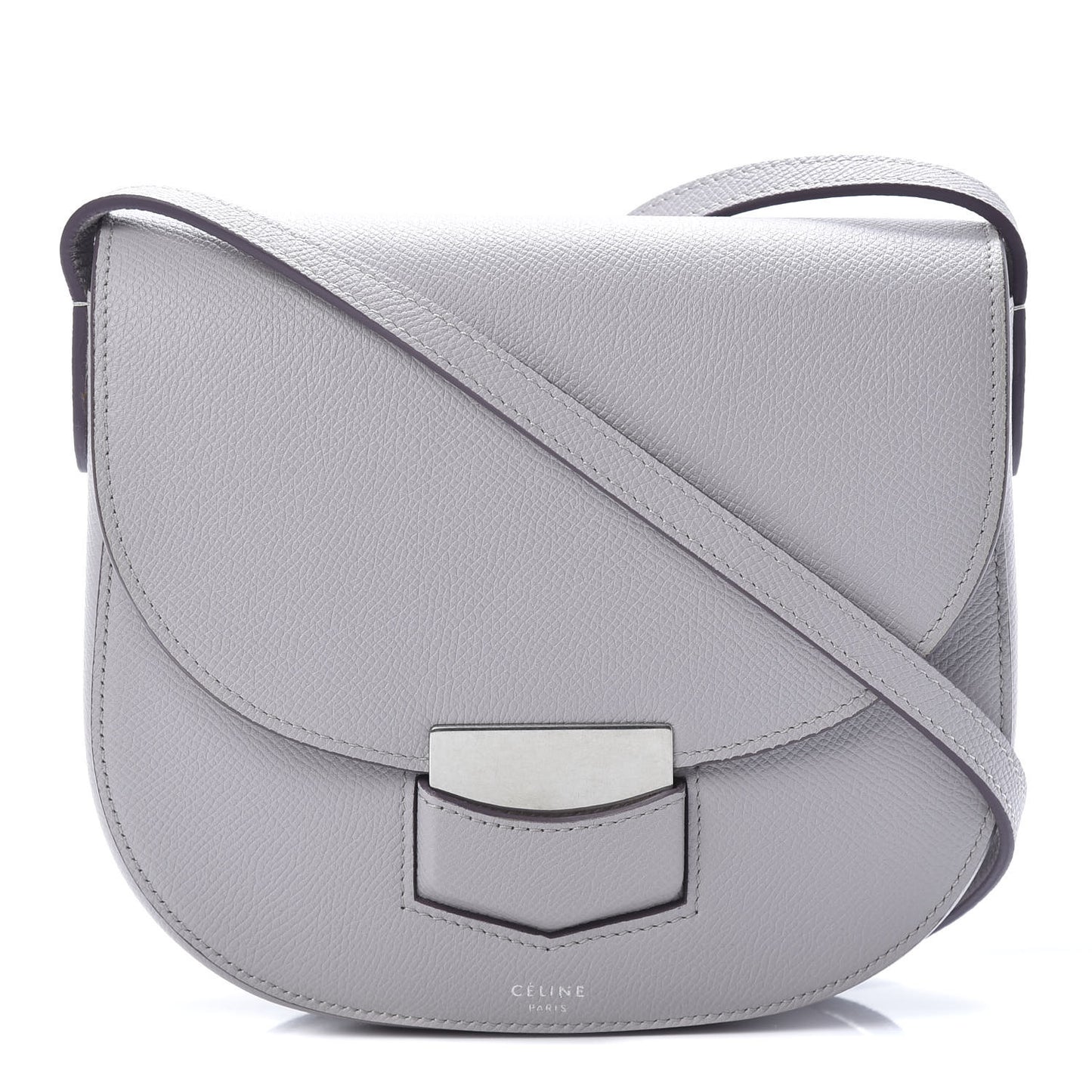 Grained Calfskin Small Trotteur Magnolia