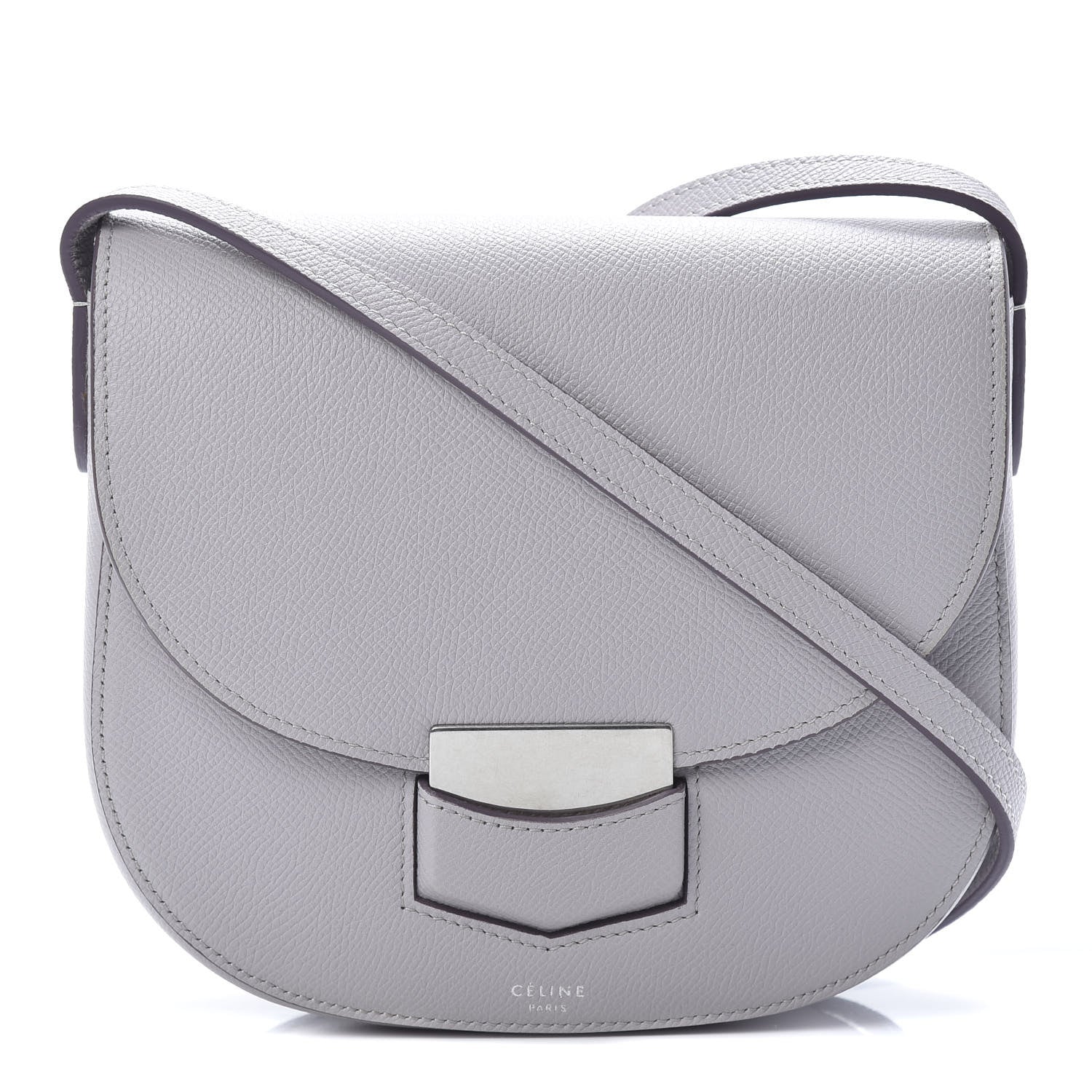 Celine Grained Calfskin Small Trotteur Magnolia 1 of 10