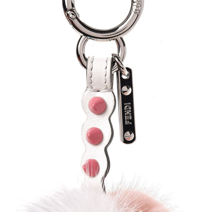 Fendi Mink Fur Calfskin Fun Fair Bag Charm Multicolor 4 of 7