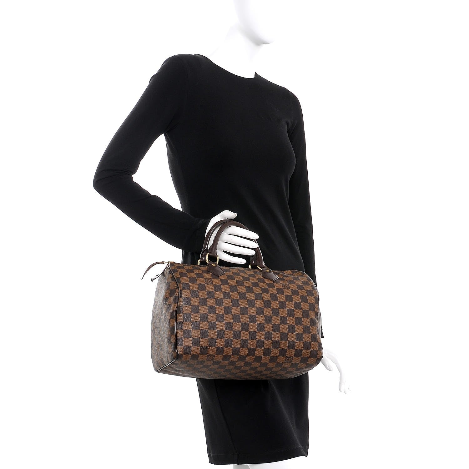 Louis Vuitton Damier Ebene Speedy 30 2 of 11