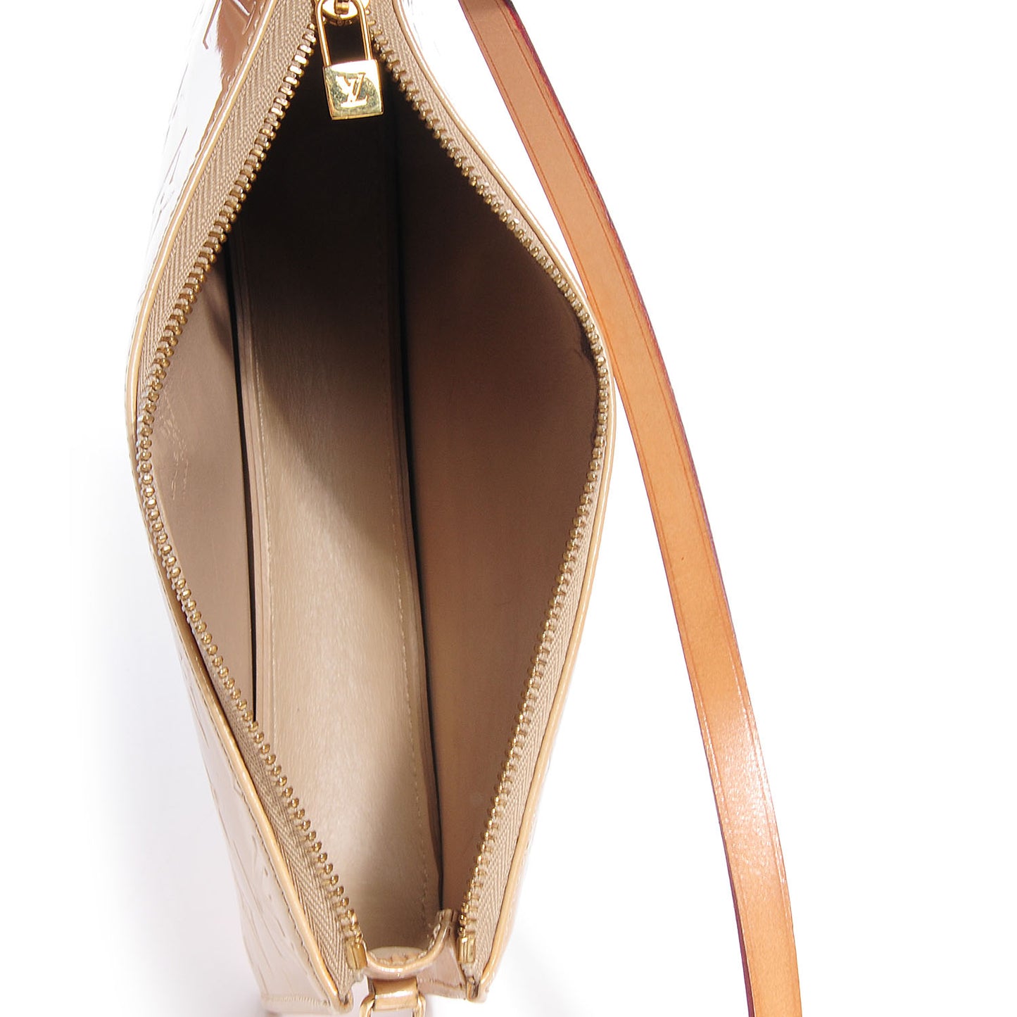 Vernis Lexington Pochette Beige