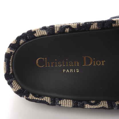 Christian Dior Oblique D-Way Platform Sandal 38 Deep Blue 7 of 10