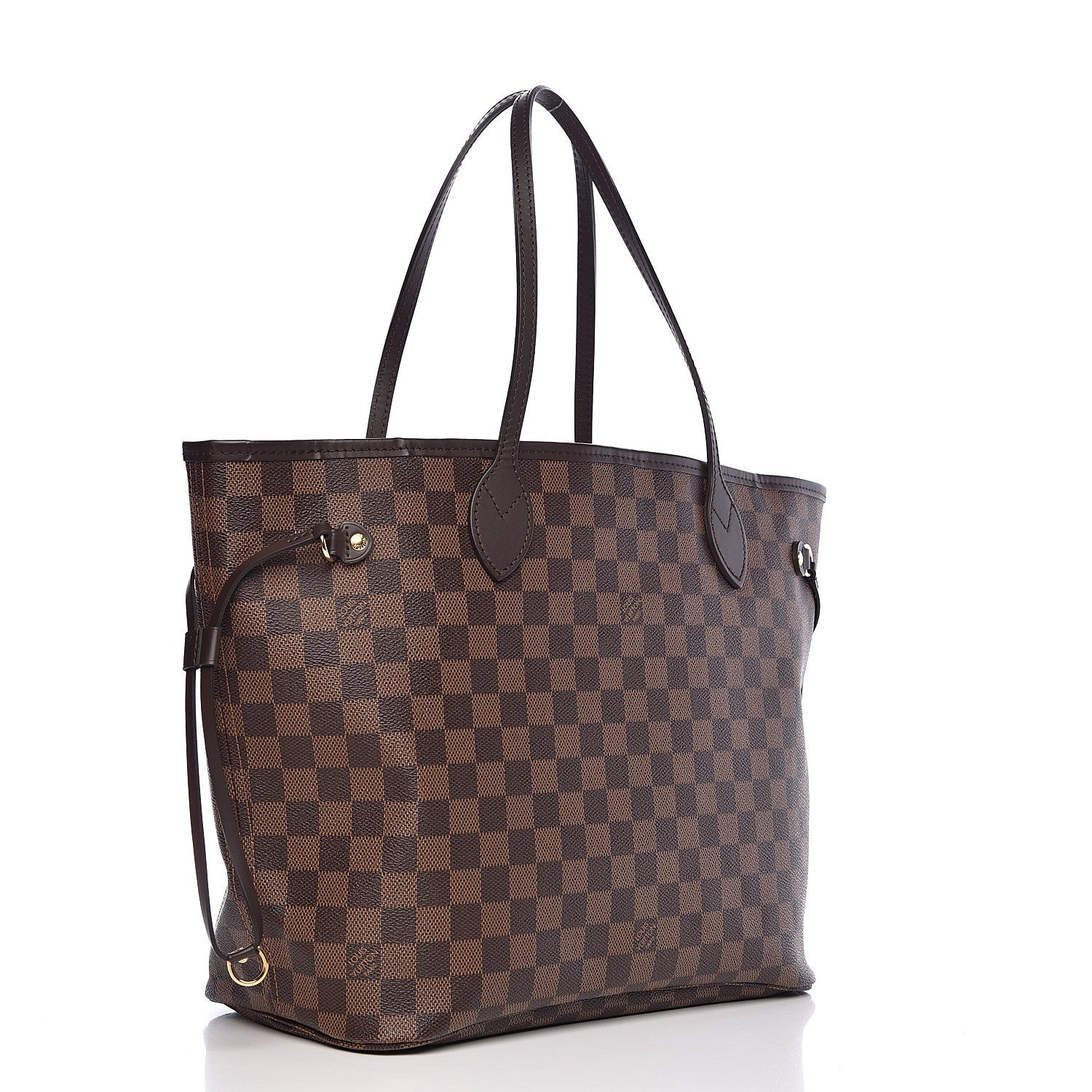 Louis Vuitton Damier Ebene Neo Neverfull MM Rose Ballerine 4 of 17