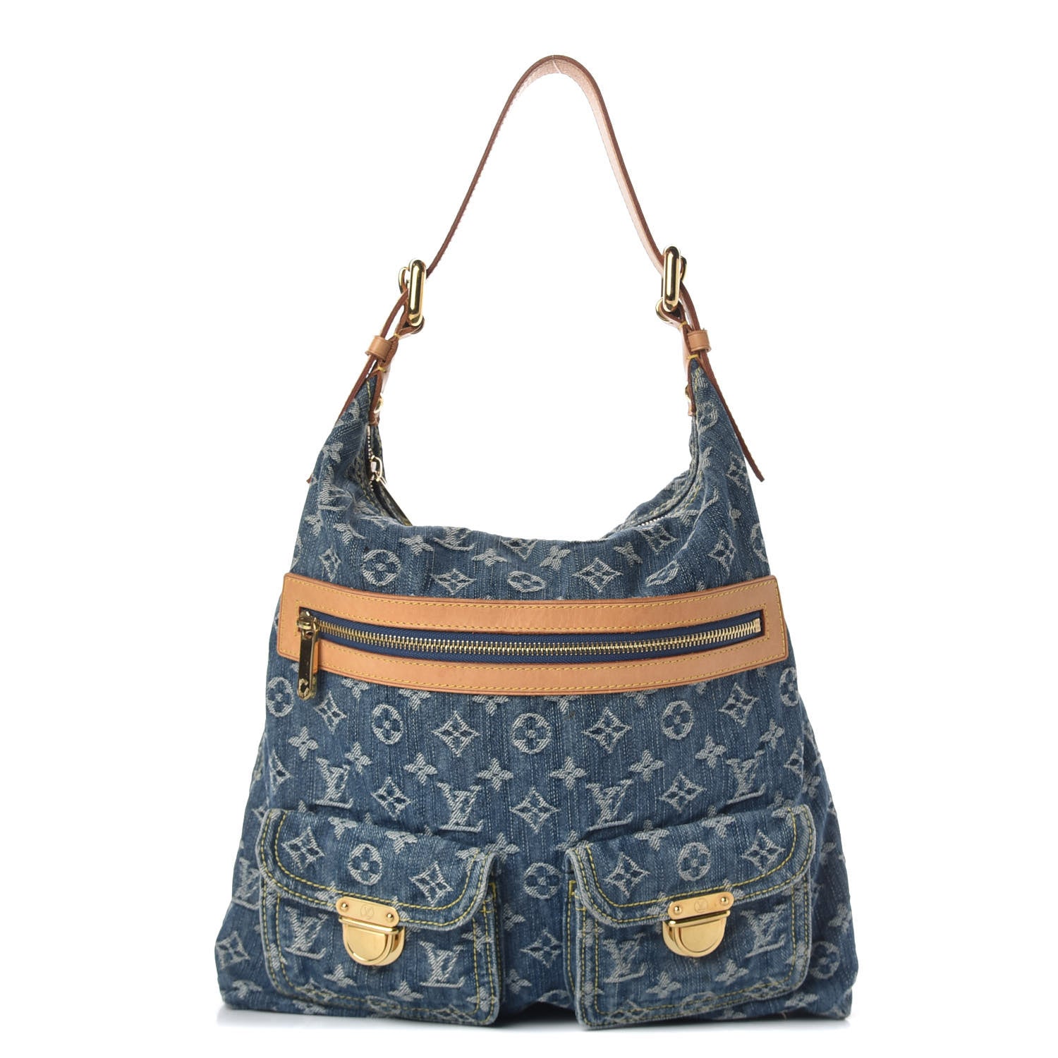 Louis Vuitton Denim Baggy GM Blue 1 of 15