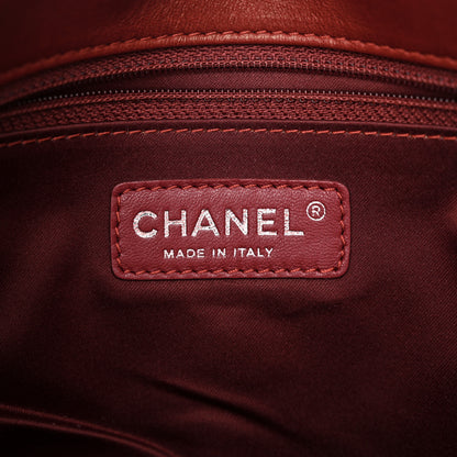 Chanel Lambskin Quilted Chanel 3 Maxi Flap Bag Red 6 of 10