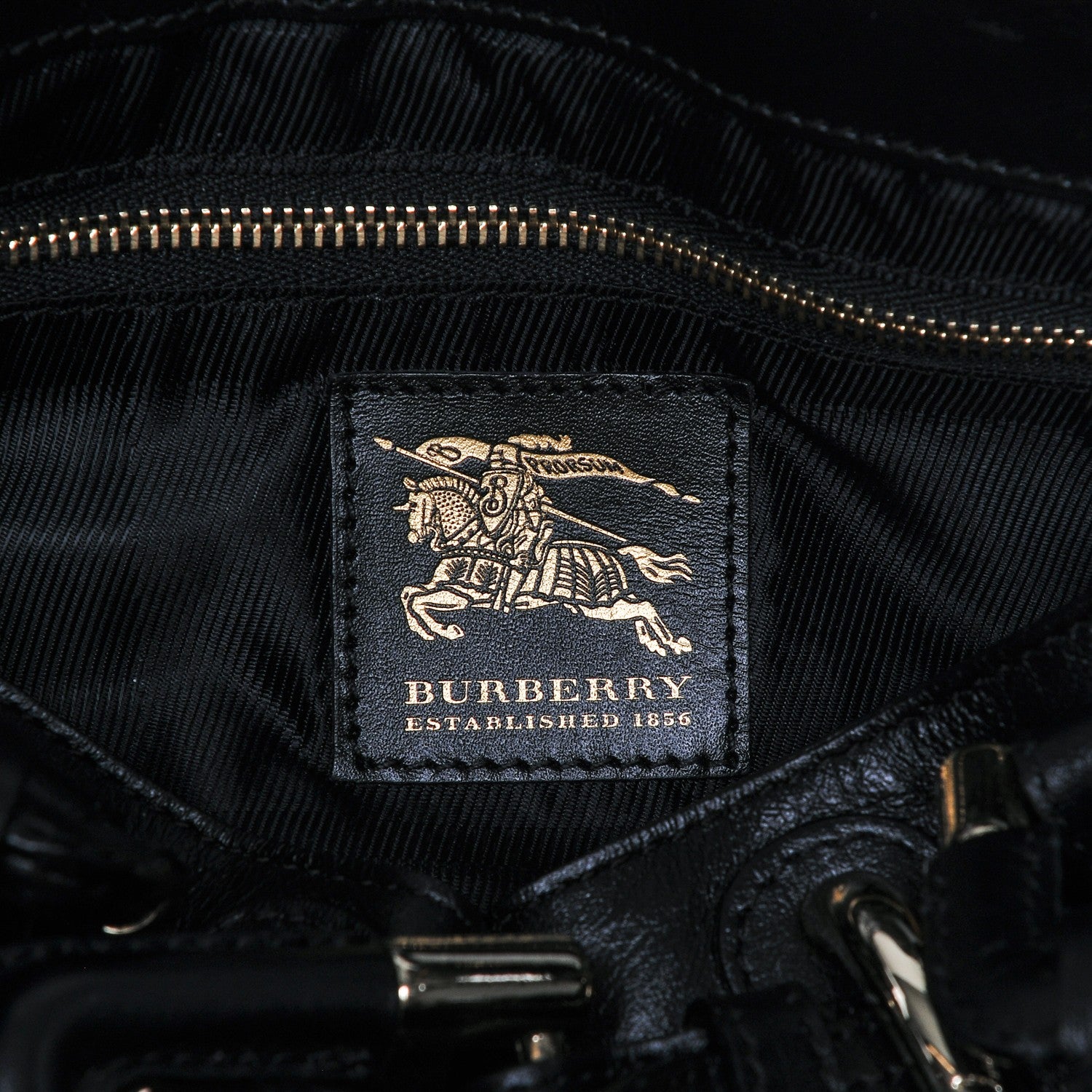 Burberry Calfskin Quilted Baby Beaton Black 6 of 6