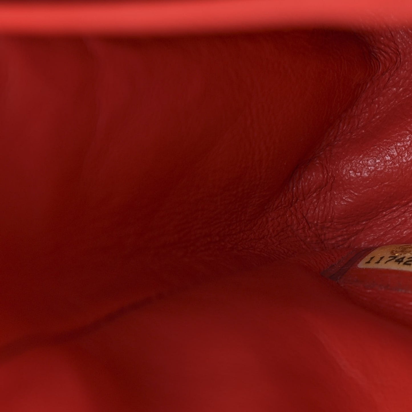 Lambskin Quilted Medium Double Flap Coral